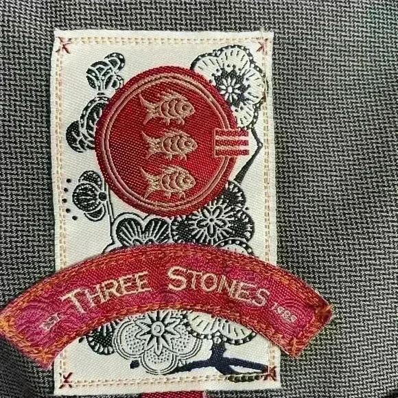 Three Stones Grey Spring/Fall  Jacket Size L - Picture 6 of 14